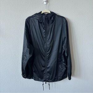 Rains Men's Charcoal Hooded Raincoat NWT